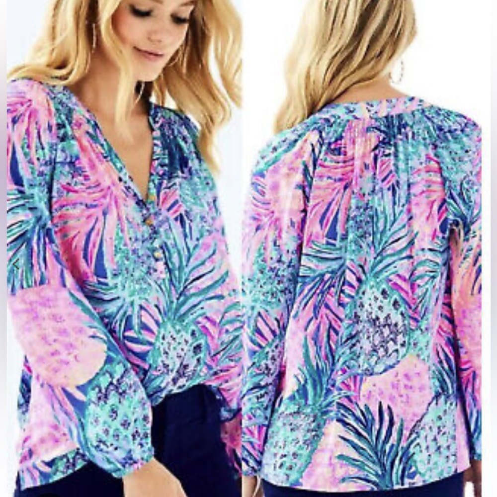 Lilly Pulitzer Gypset Paradise Blouse